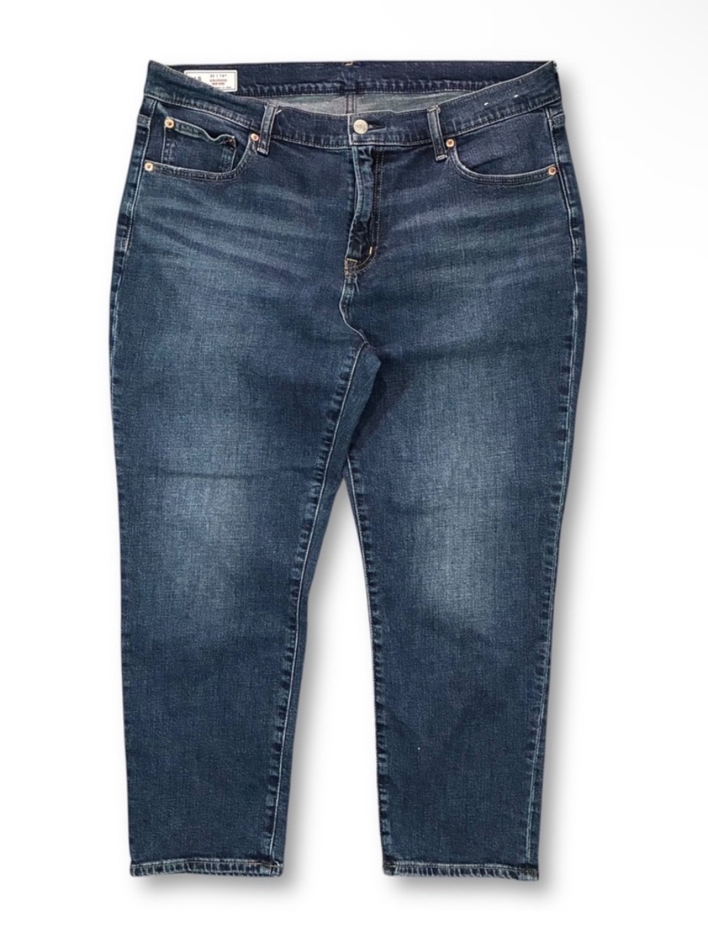 GAP Girlfriend Mid Rise Dark Wash Denim Ankle Jeans
Women's Size 32/14R